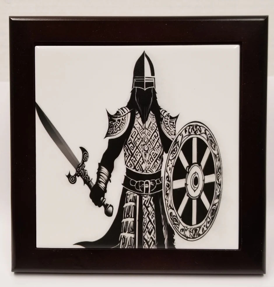 Framed Tile Viking Drenger