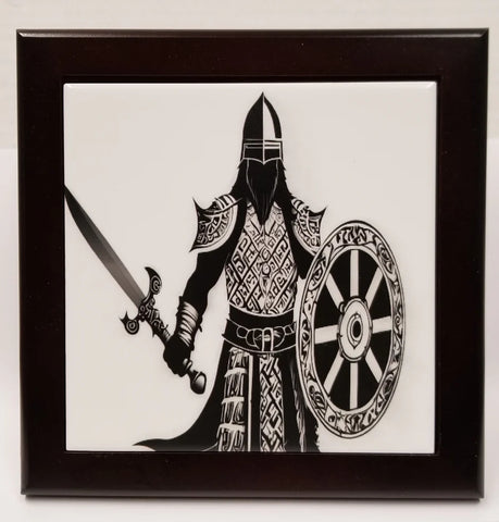 Framed Tile Viking Drenger