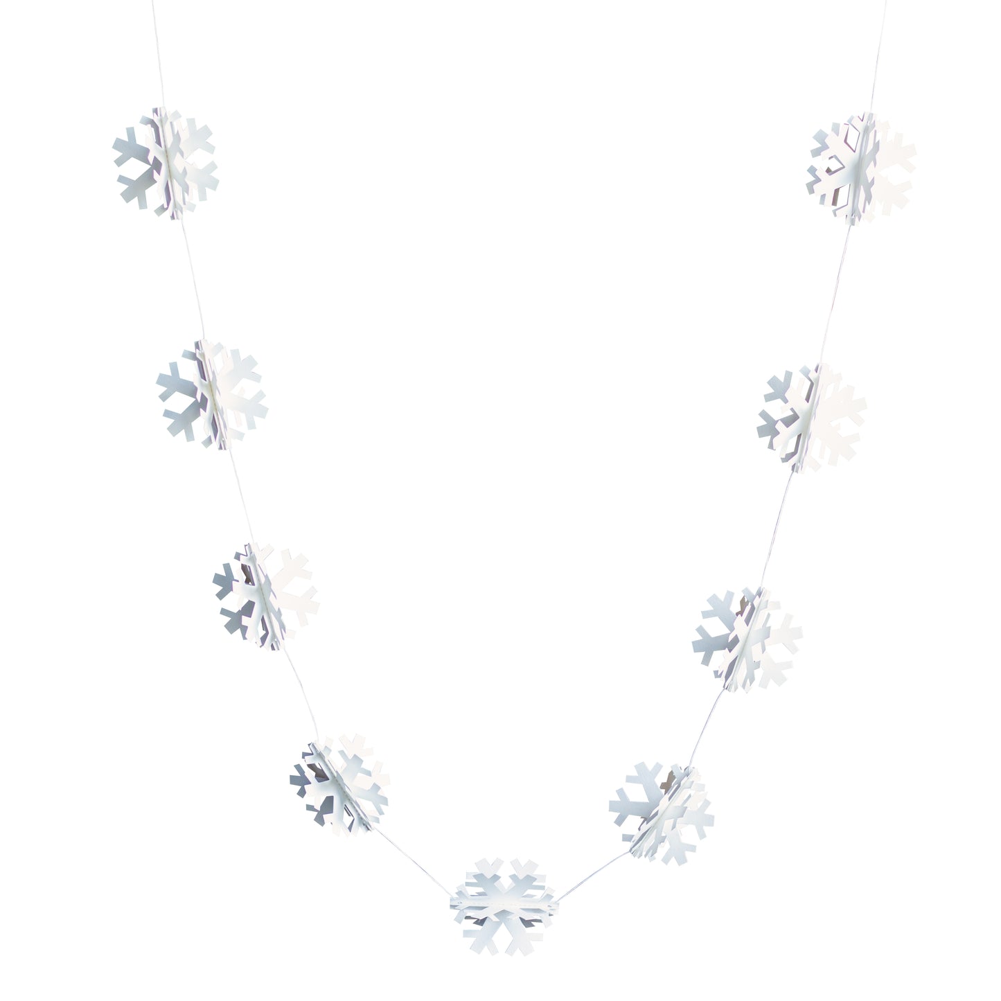 Snowflake Garland Livingly Paper