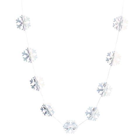 Snowflake Garland Livingly Paper