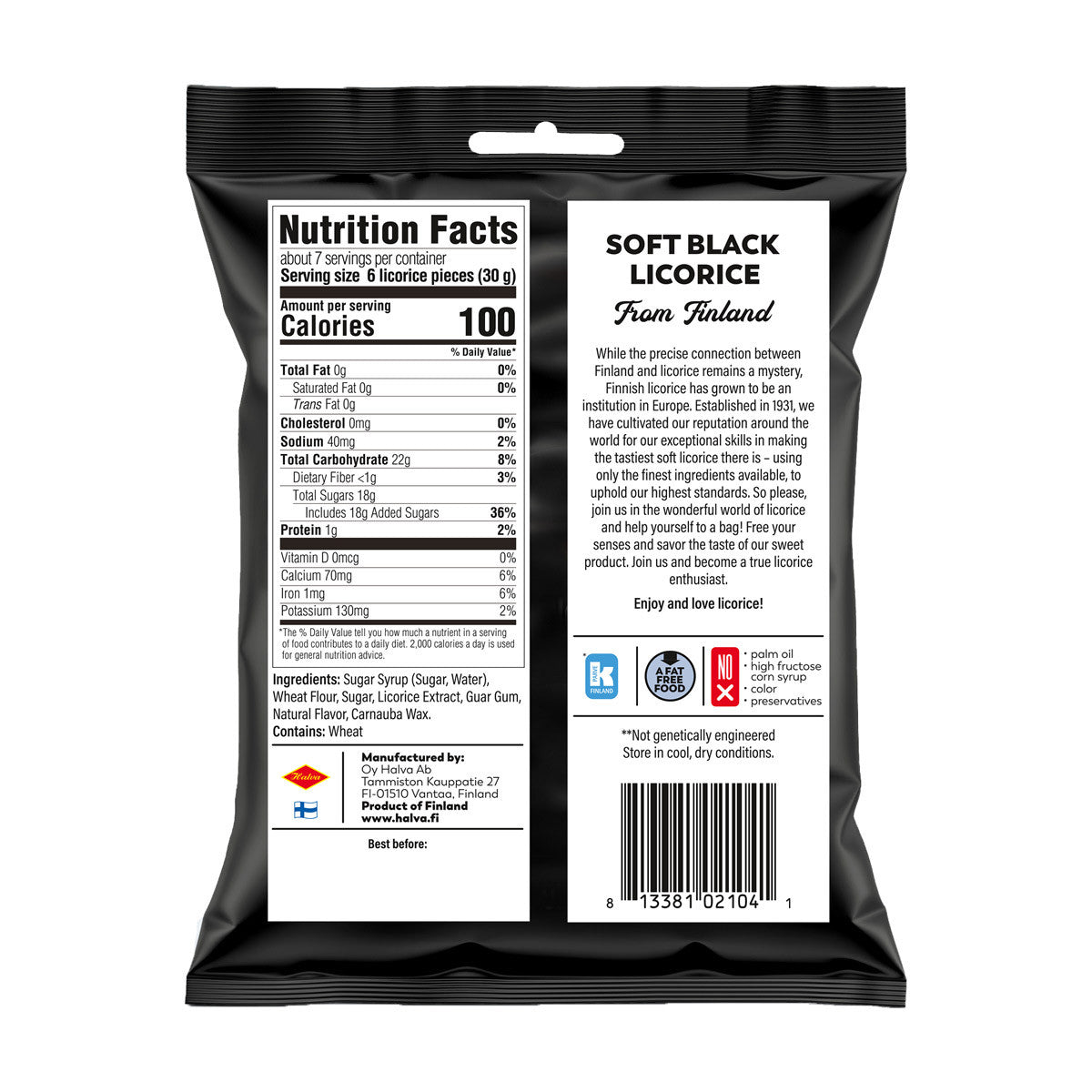 Halva Black Licorice