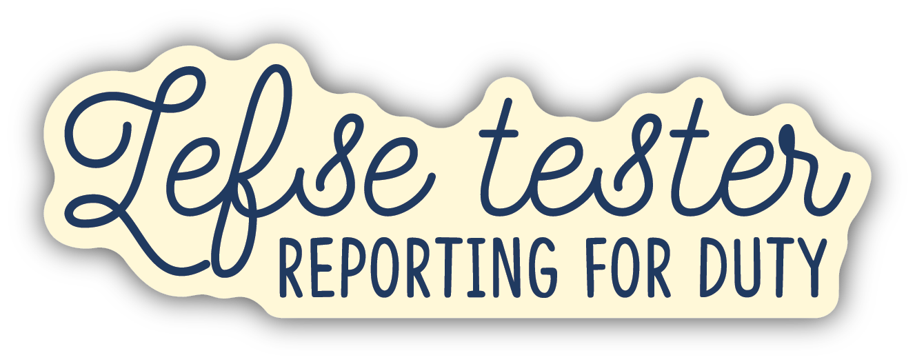 Sticker Lefse Tester