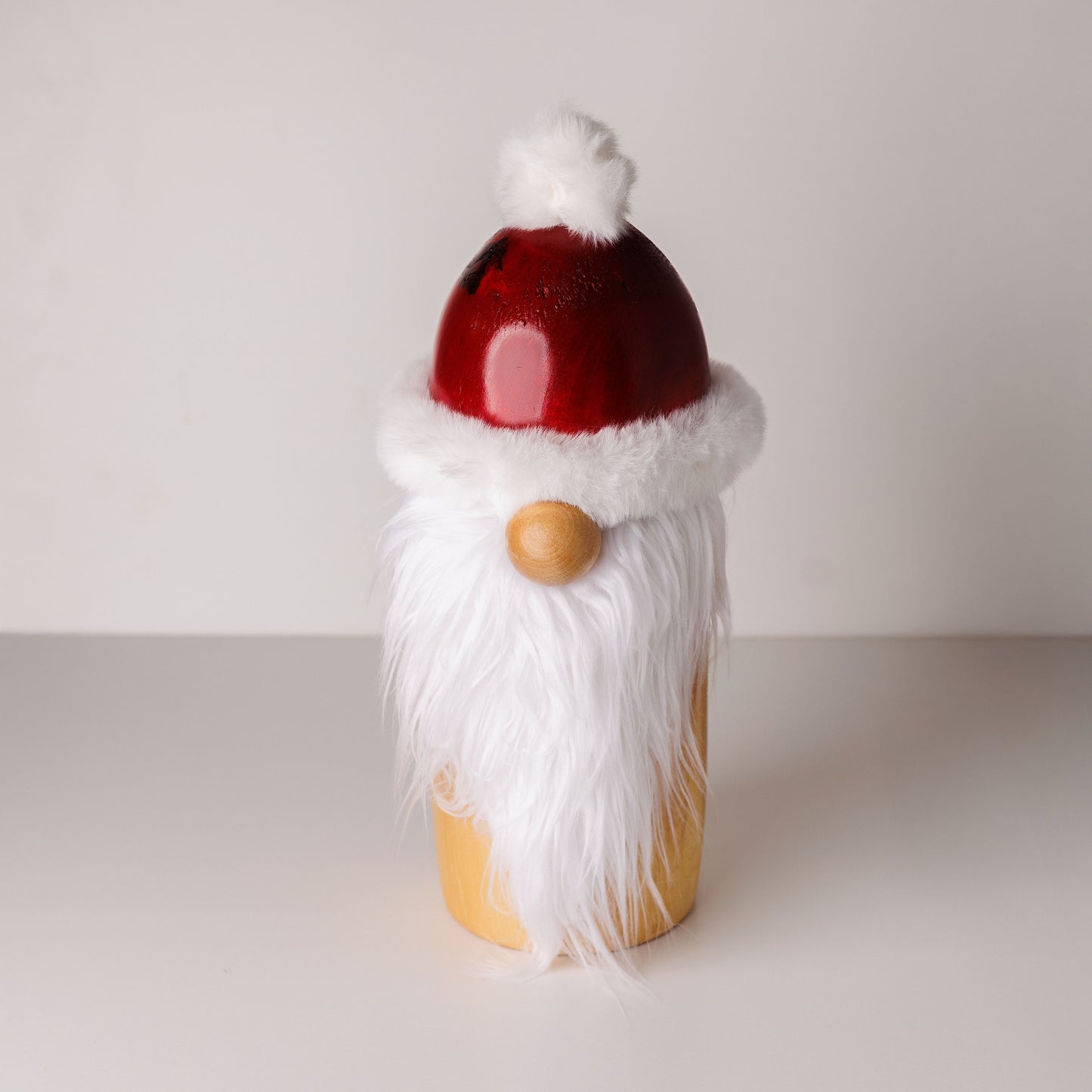 Wood Santa Gnome Big 14"