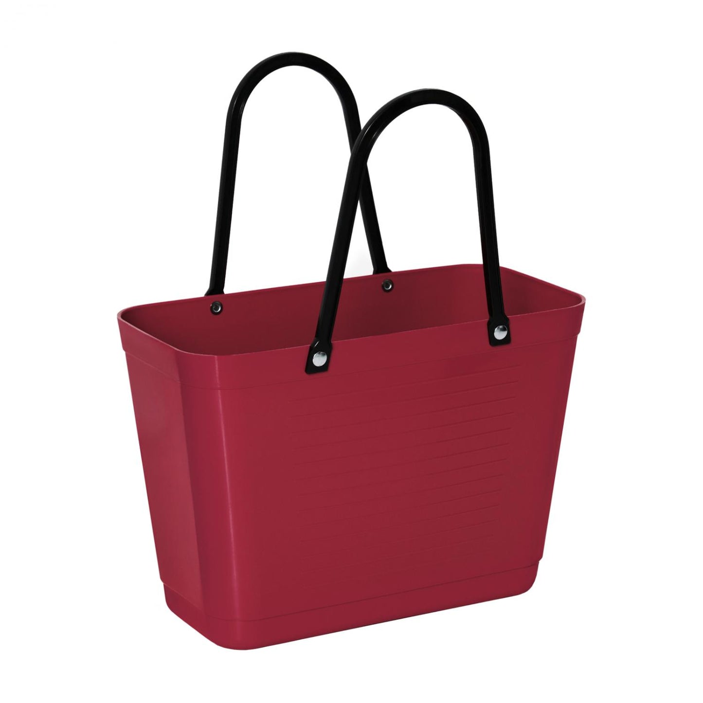 Hinza Tote Maroon Green Plastic