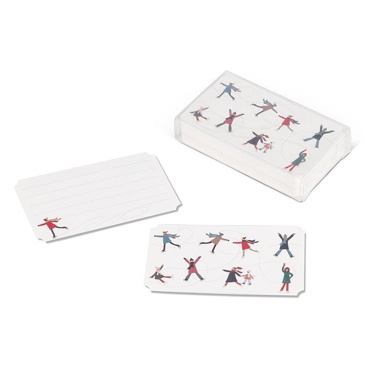 Mini Note Card Twirling Skaters