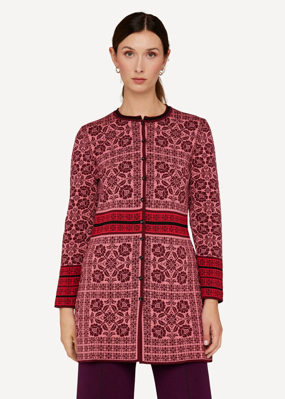 Oleana Oksana Long Jacket 812