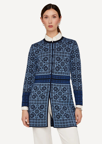 Oleana Oksana Long Jacket 812