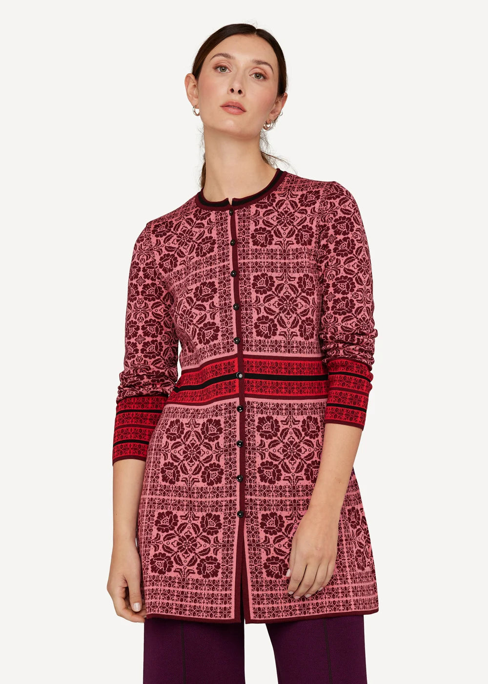 Oleana Oksana Long Jacket 812