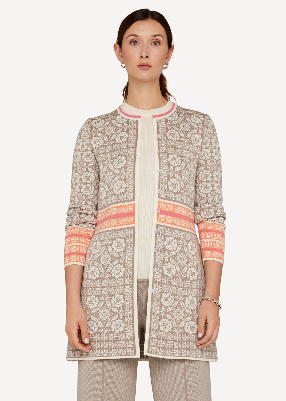 Oleana Oksana Long Jacket 812
