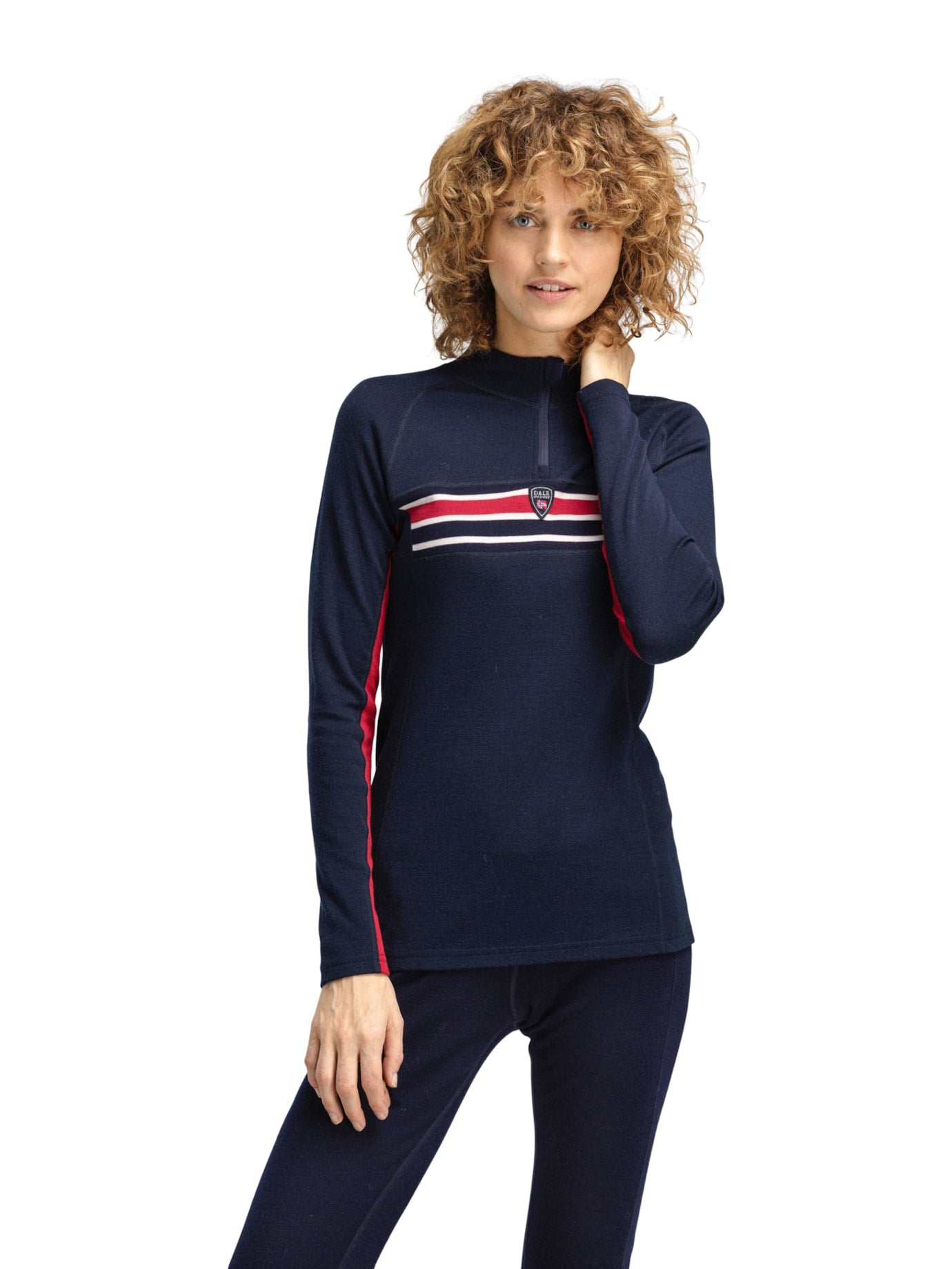 Dale Aksla Half Zip Fem Base Layer