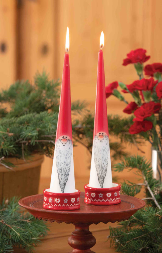 Candle Holder Christmas Ceramic