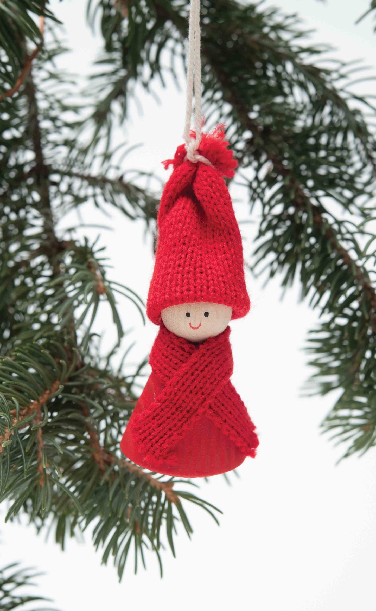 Tomte Ornament Scarf