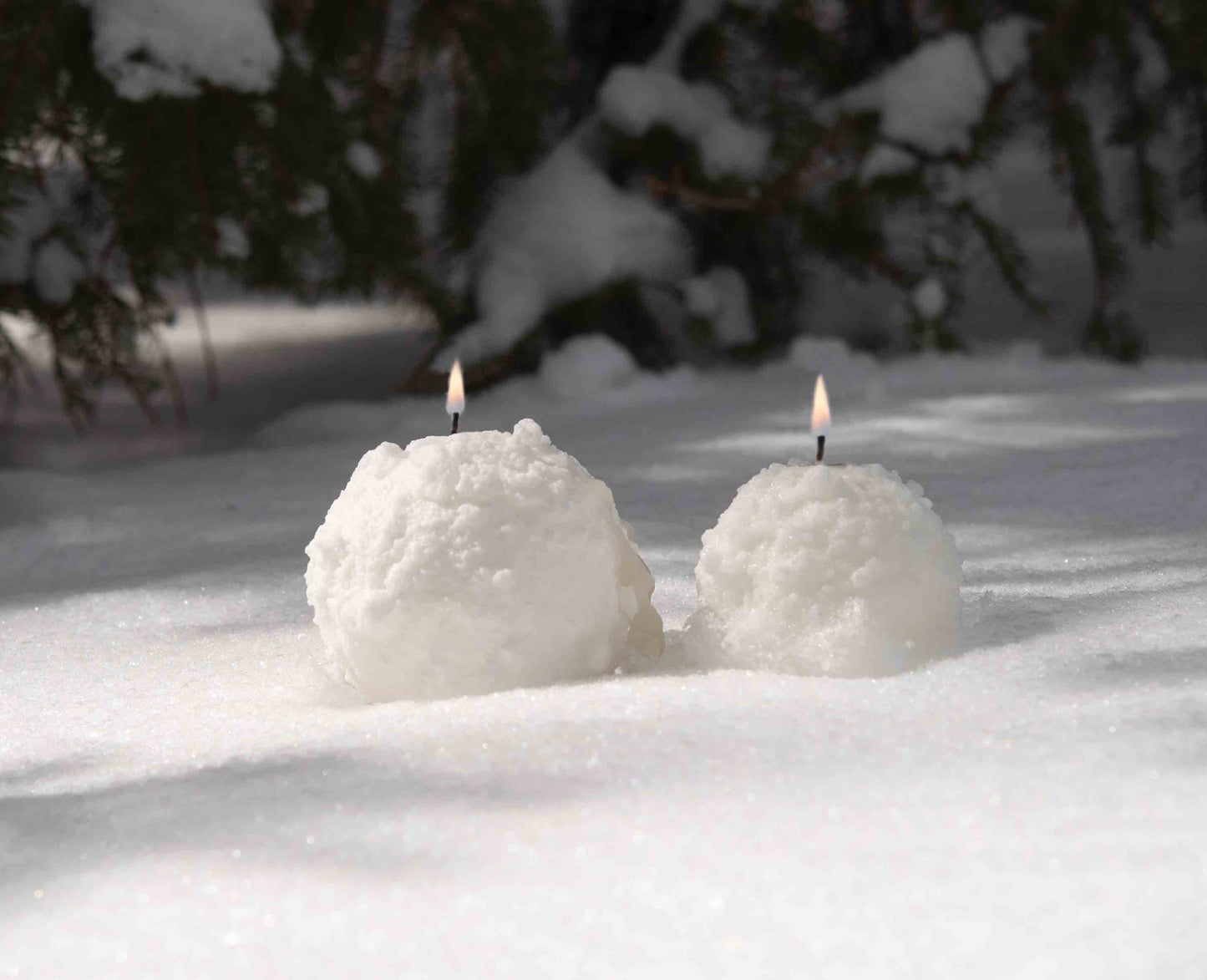 Snowball Candle 8cm