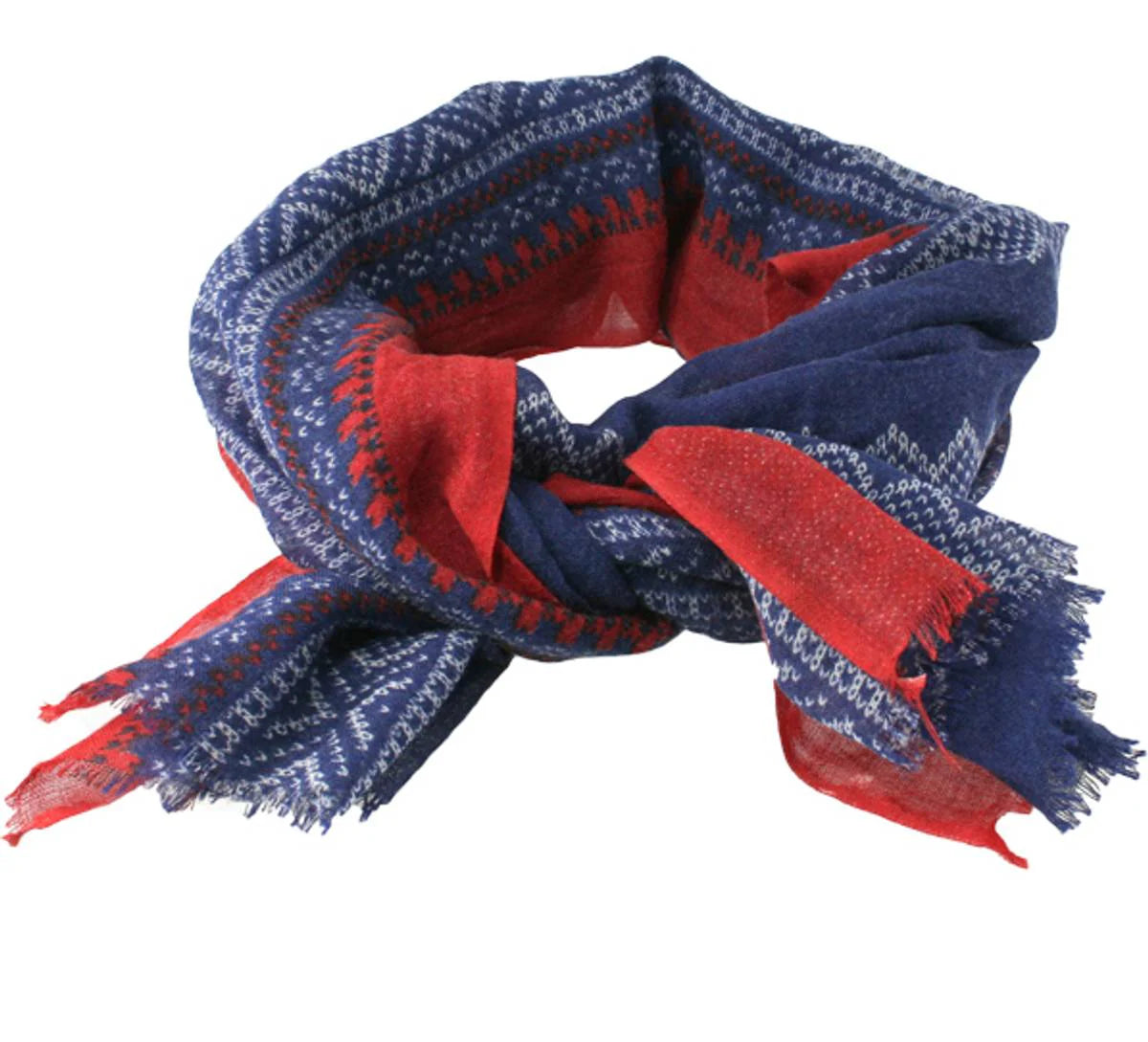Marius Scarf Navy 100% Wool
