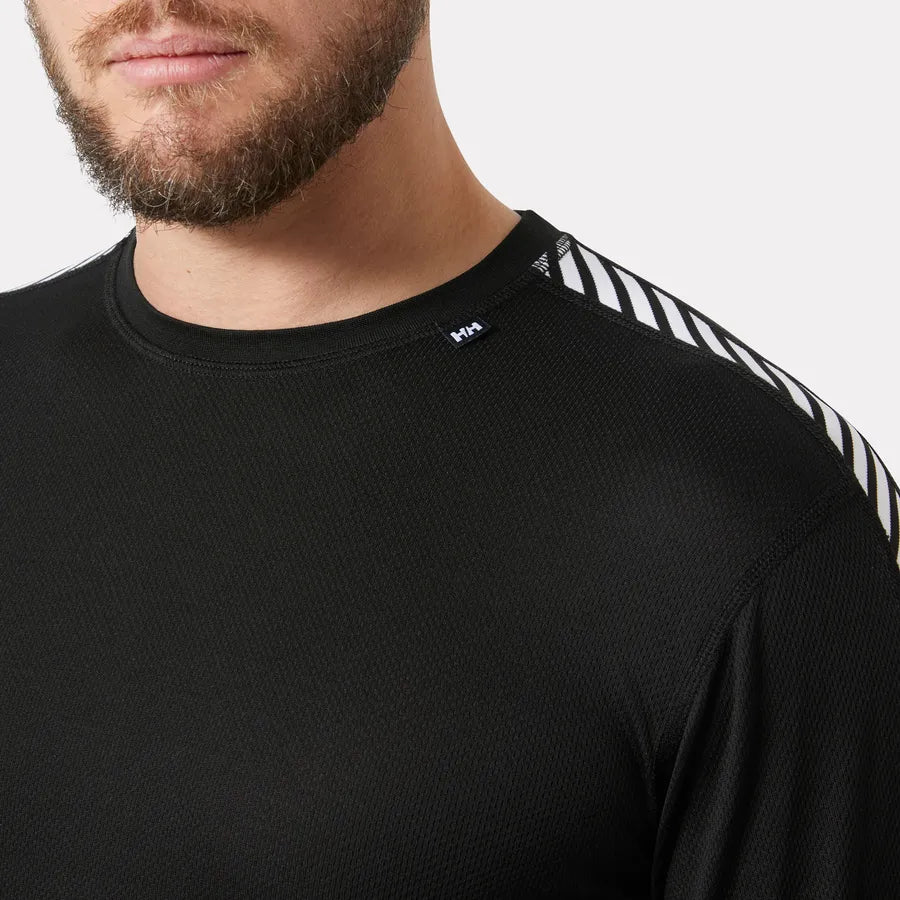 HH Men's LIFA® Stripe Long-Sleeve Crew Base Layer