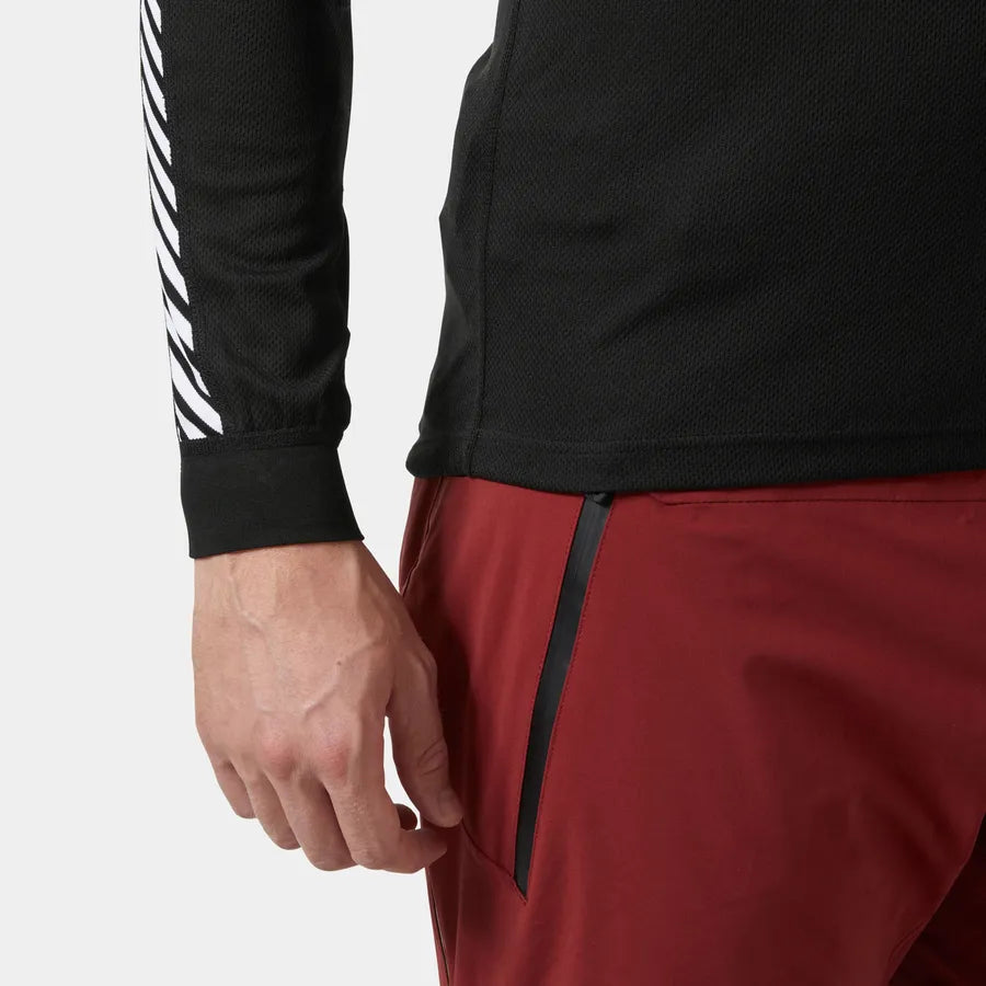 HH Men's LIFA® Stripe Long-Sleeve Crew Base Layer