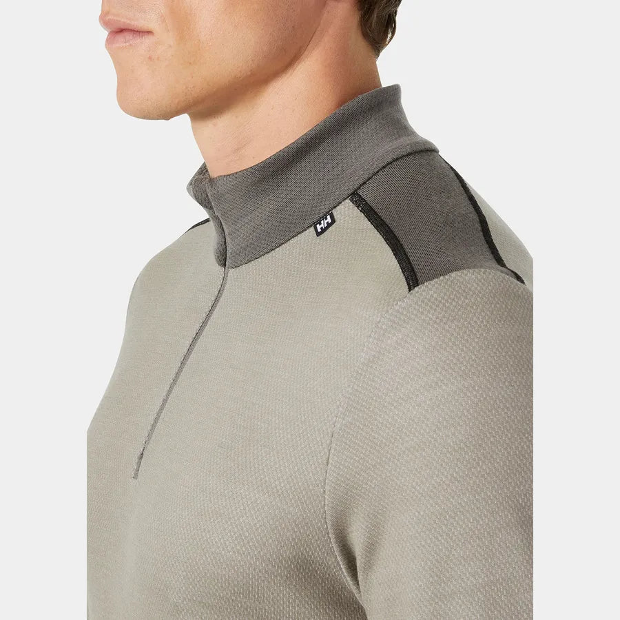 HH Men's Lifa Merino Midweight Half Zip Base Layer