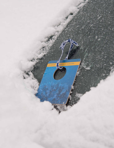 Windshield Scraper - Ice Wood Laminated