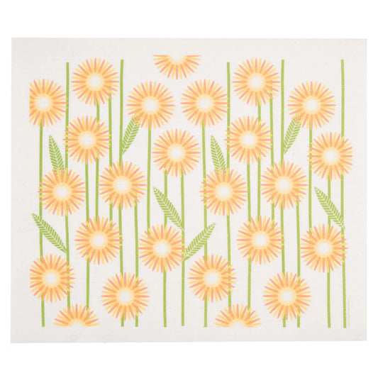 Swedish Drying Mat Daisies Yellow