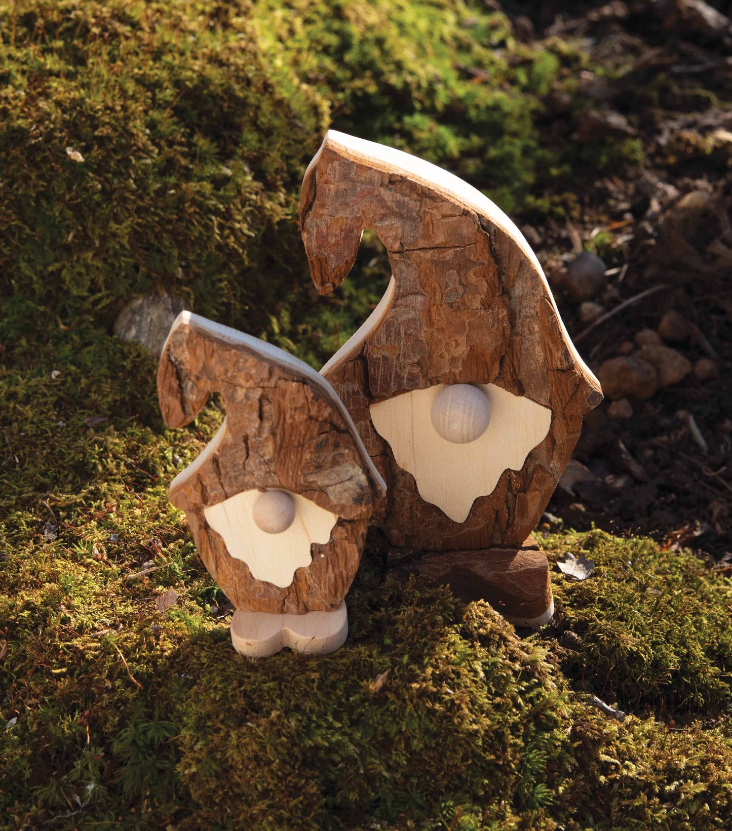 Bark Gnome Round with Feet