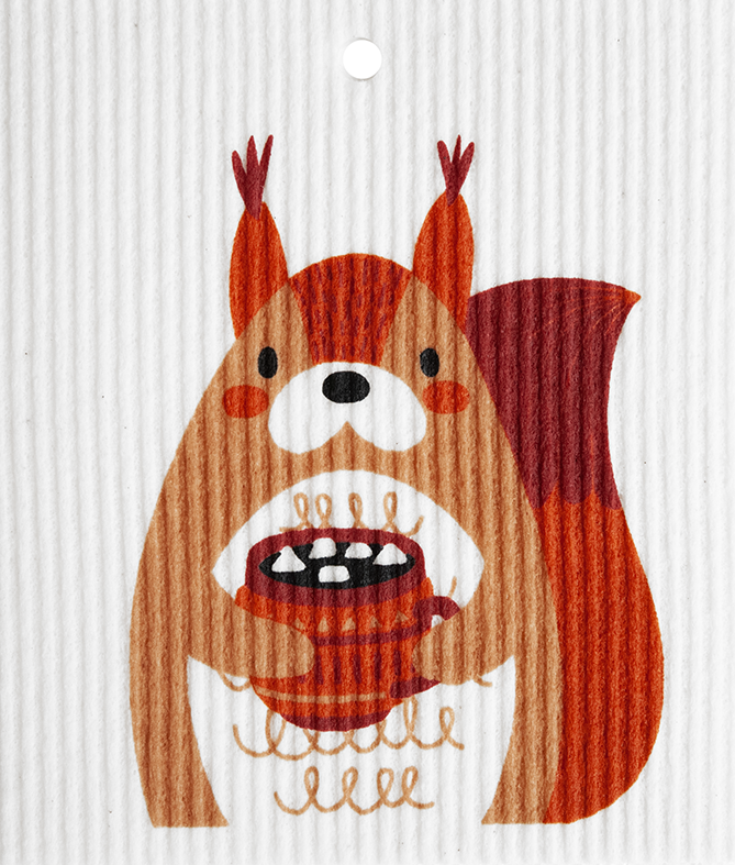 SDC Squirrel with Hot Chocolate