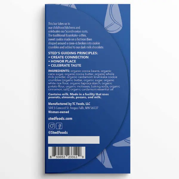 Sted Cardamom Krumkake Bar Mini