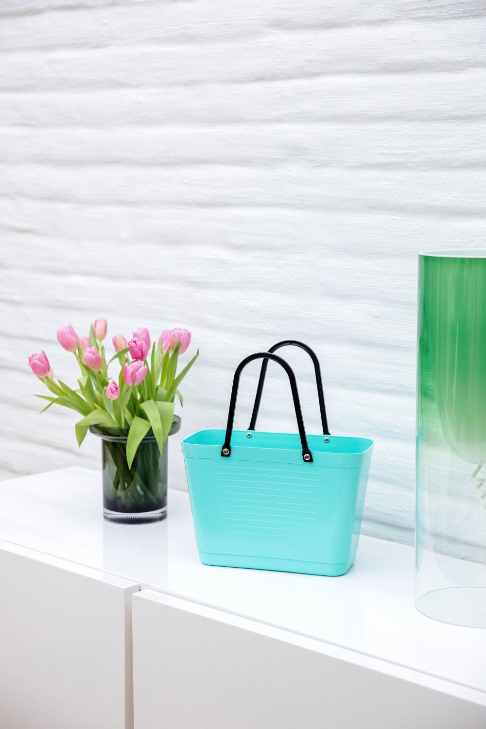Hinza Tote Aqua Green Plastic