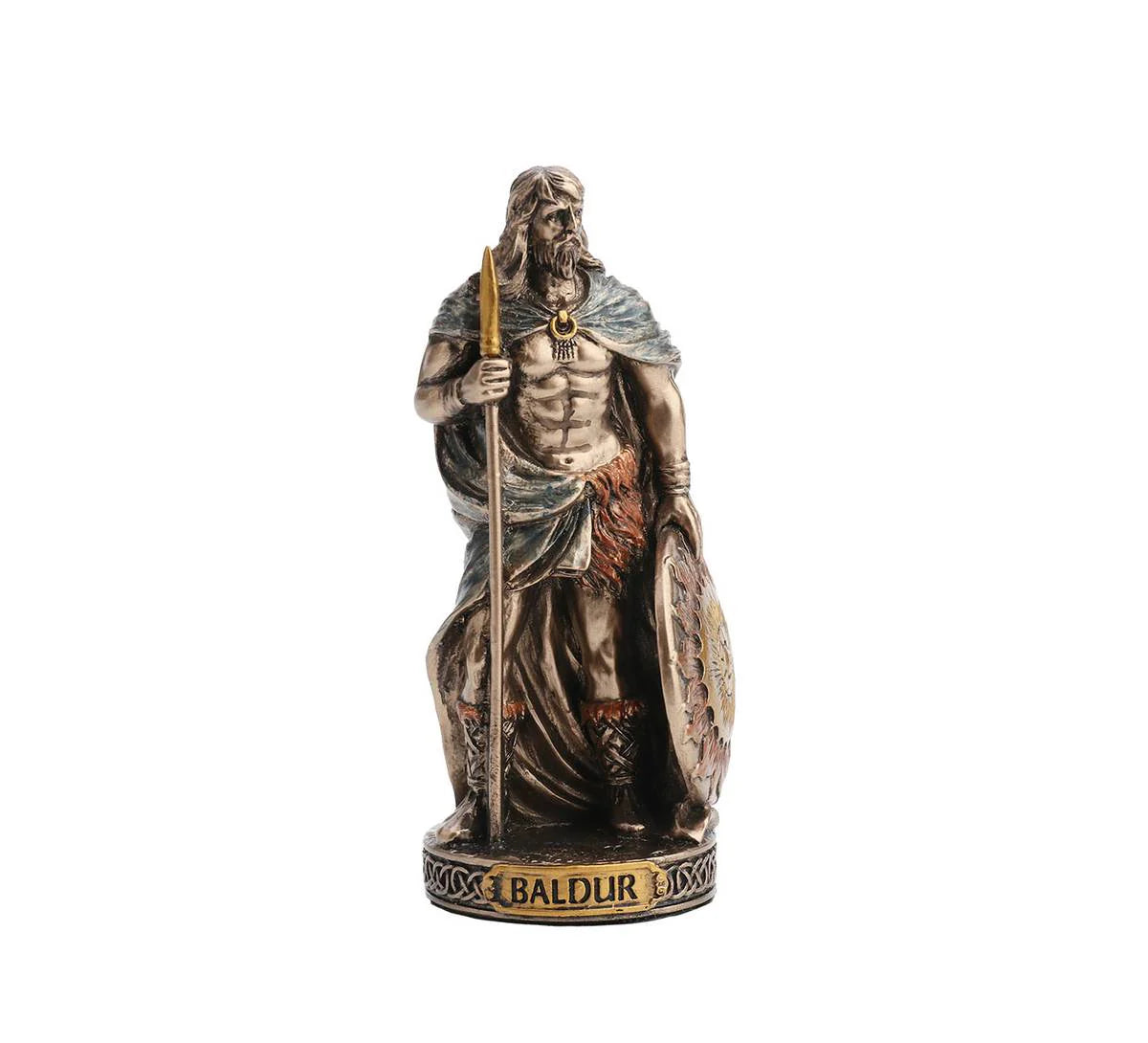 Bronze Baldur Viking Statue Small