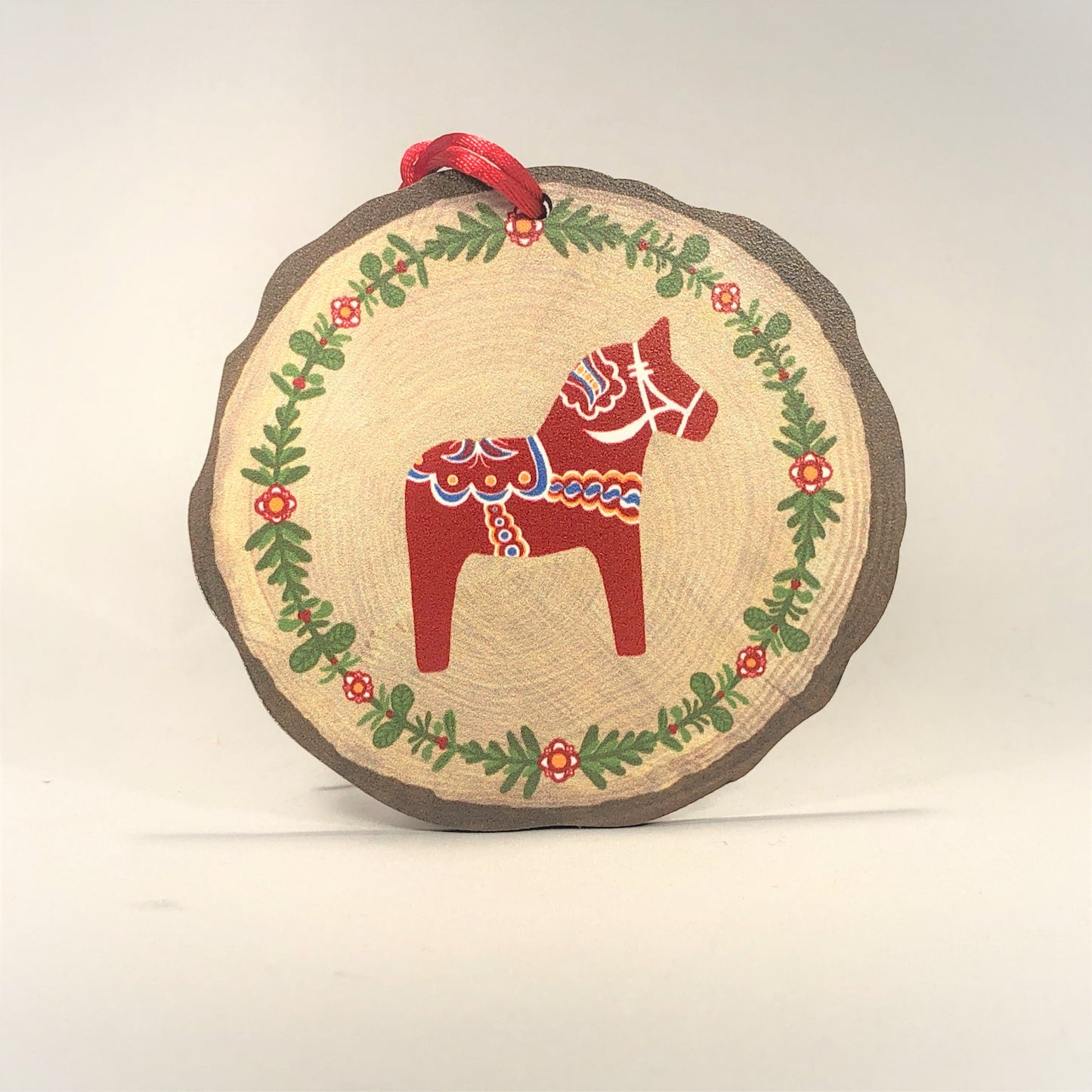 Wood Circle Ornament Talla