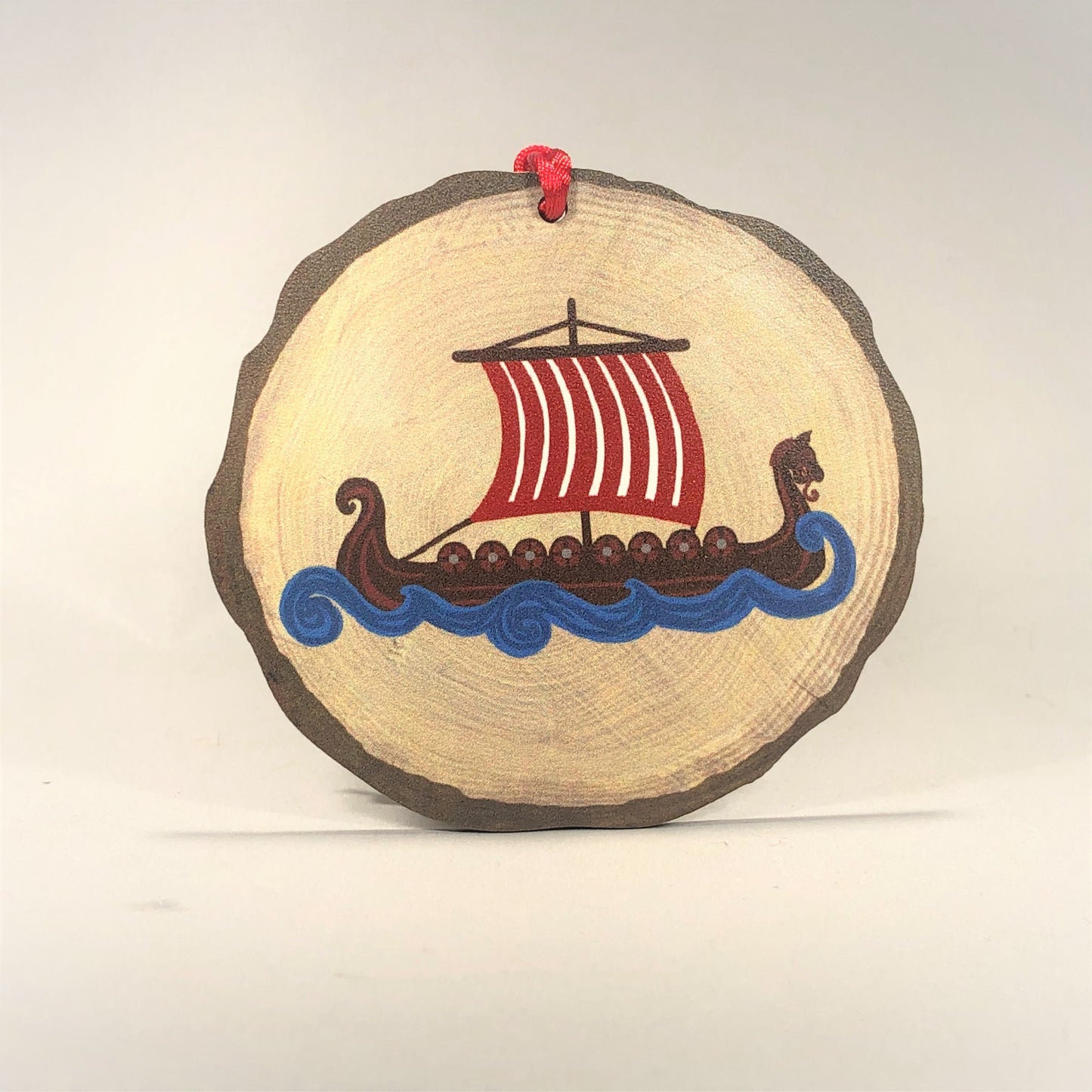 Wood Circle Ornament Talla