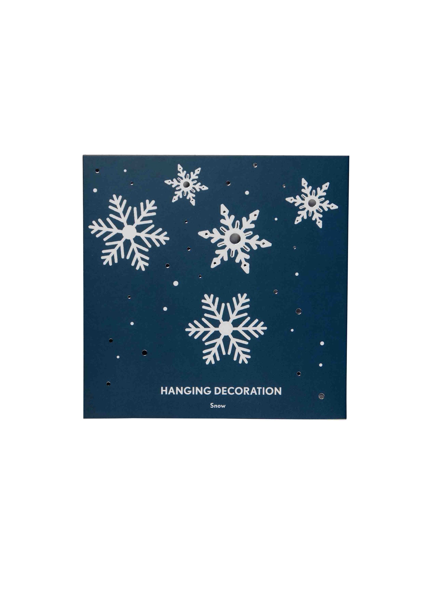 Metal Decoration Snow Ornament