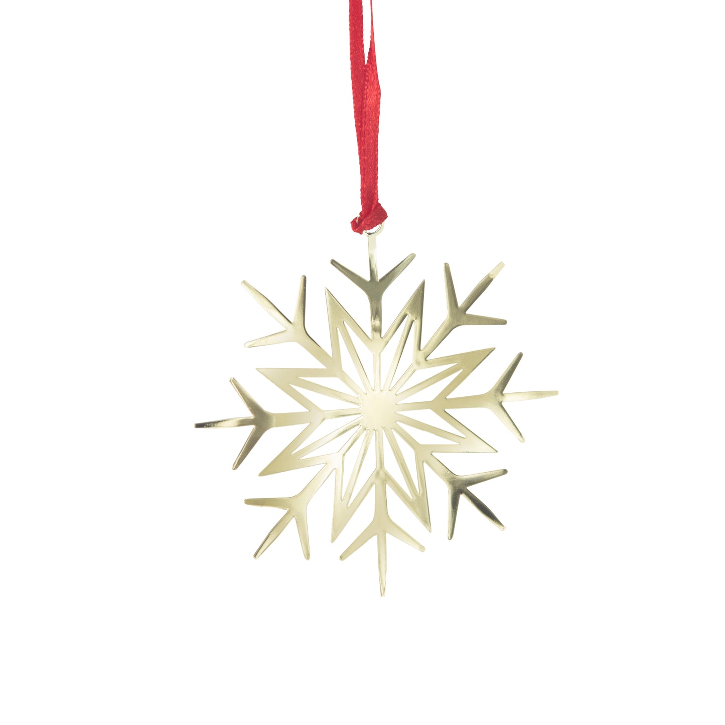 Metal Decoration Winter Star Gold