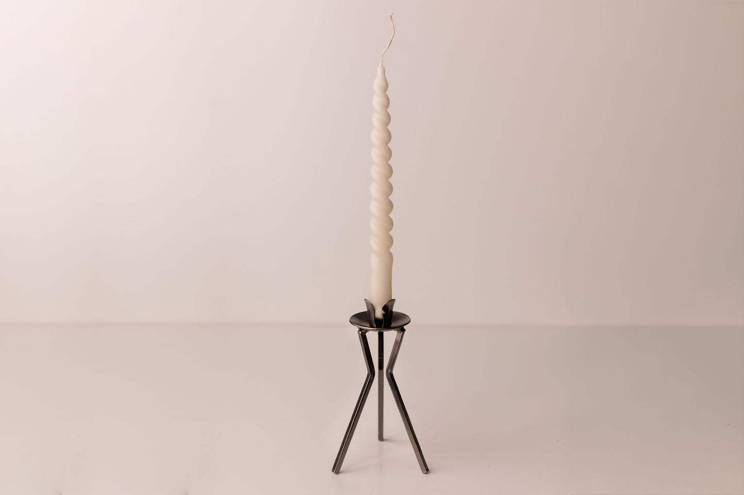 Danish Iron Tripod Taper Holder