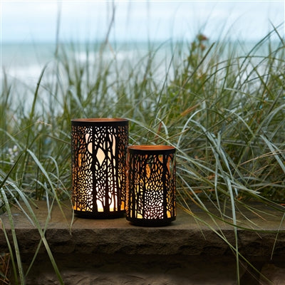 Tree Scene Metal Candle Holder 92437