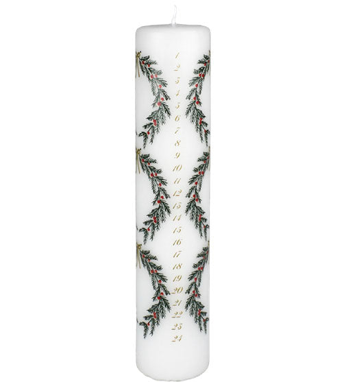 Tall Advent Candle Christmas Wreath