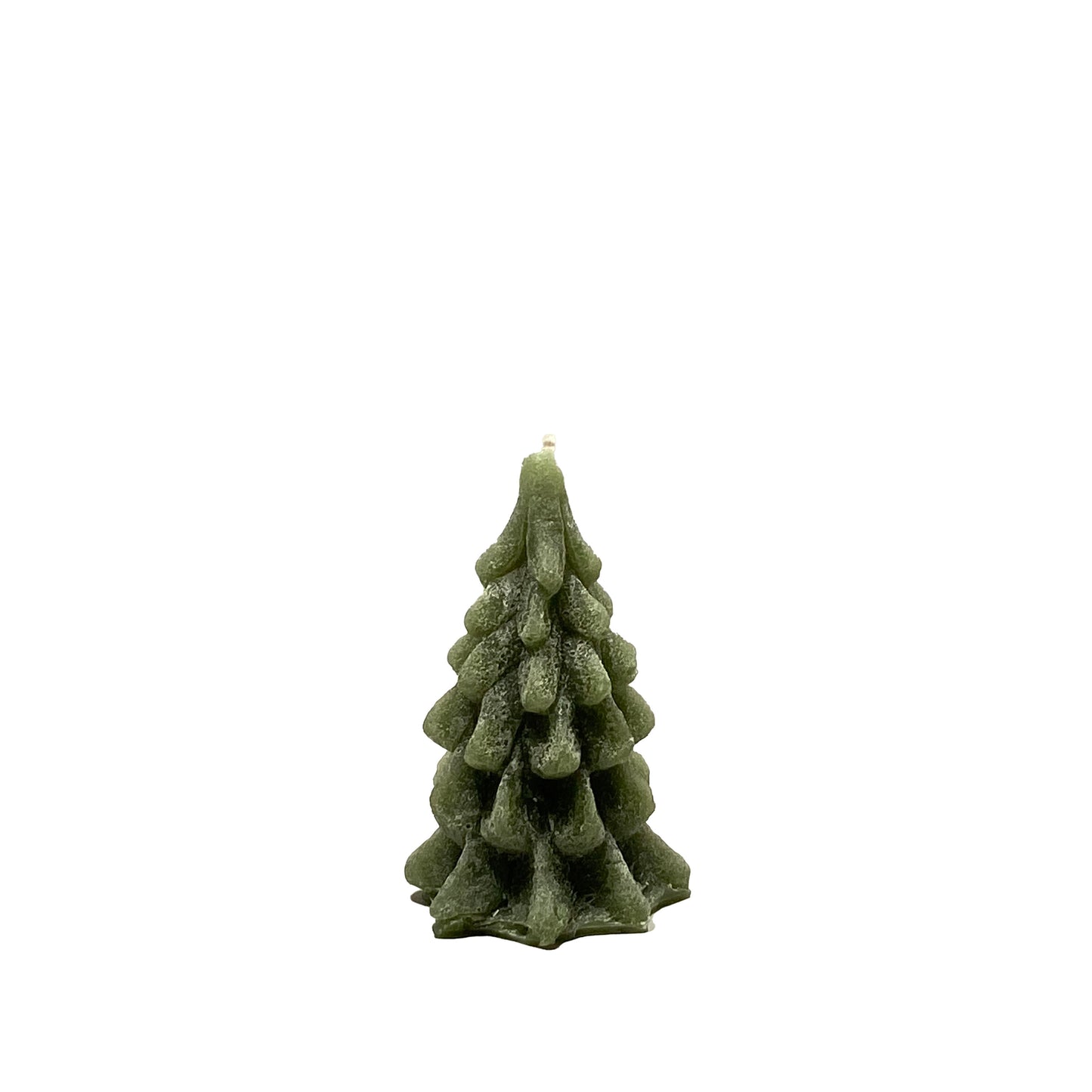 Rustic Christmas Tree Candle