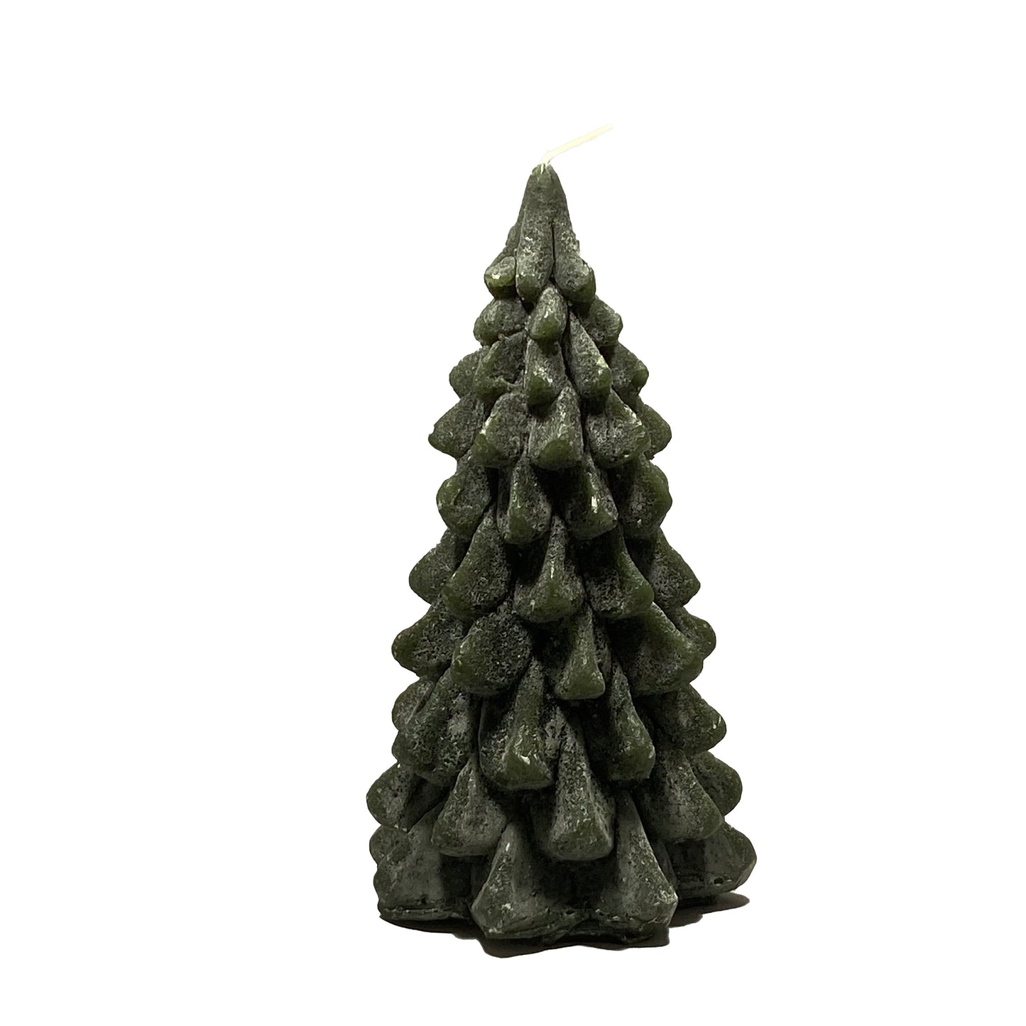 Rustic Christmas Tree Candle