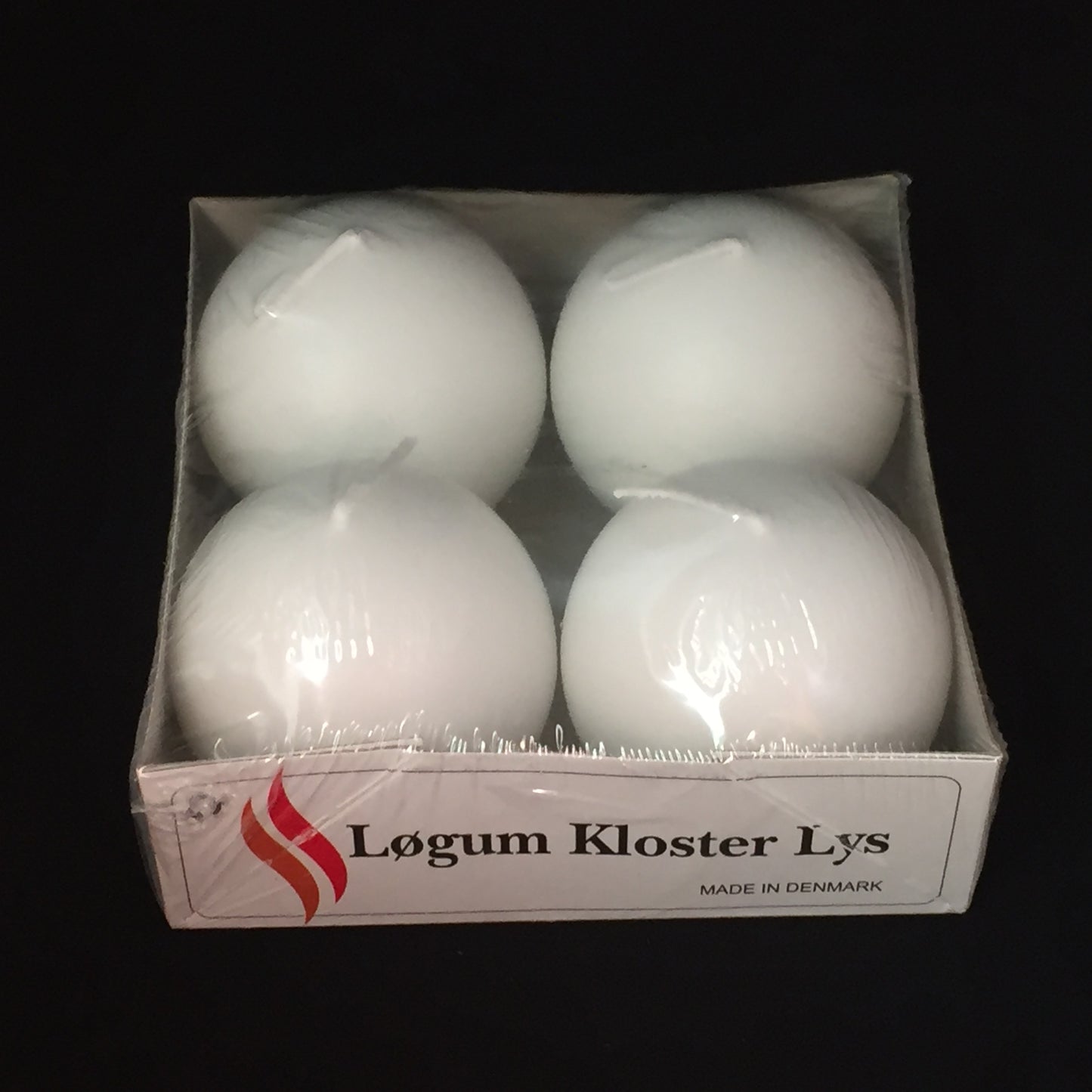 Ball Candle 2" White