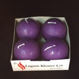 Ball Candle 2" Purple