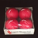Ball Candle 2" Cinnamon Red