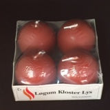 Ball Candle 2" Rust