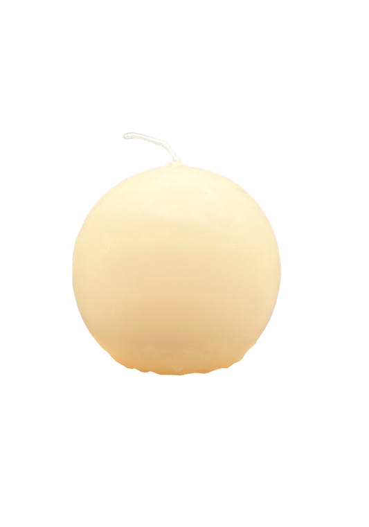 Ball Candle 2" Ivory