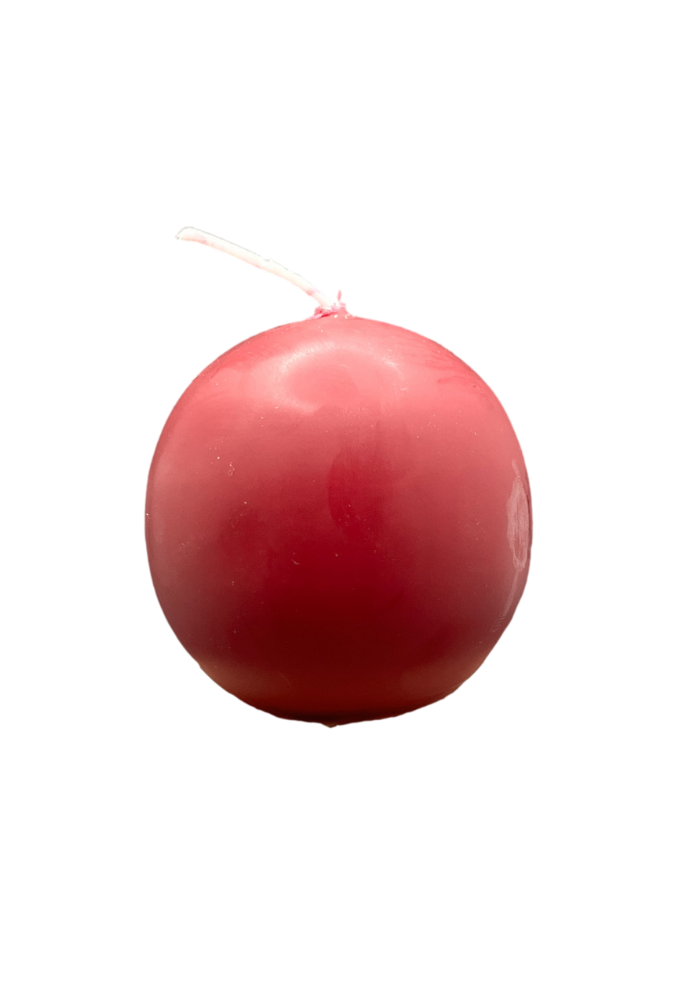 Ball Candle 2" Merlot