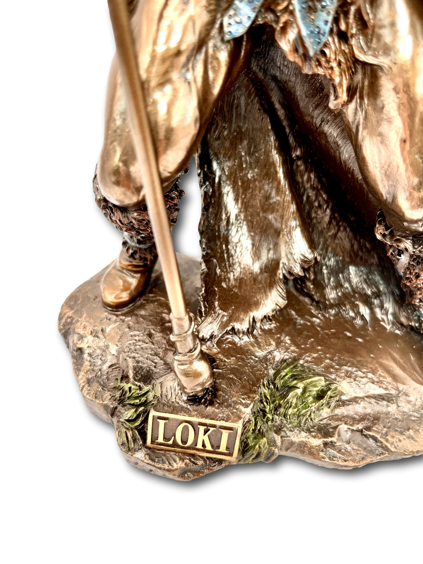 Bronze Loki Viking Statue Large