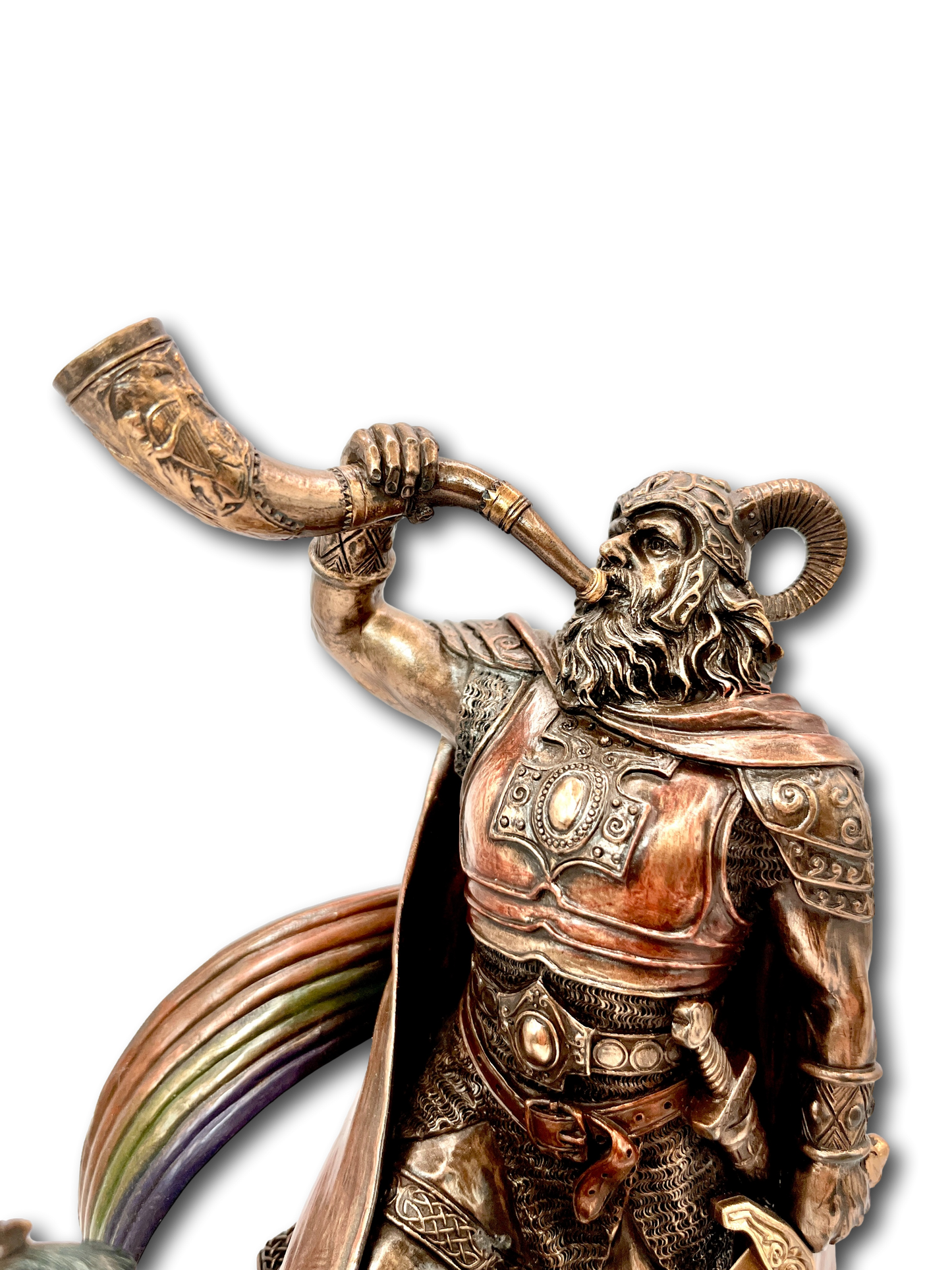 Bronzed Viking Heimdall