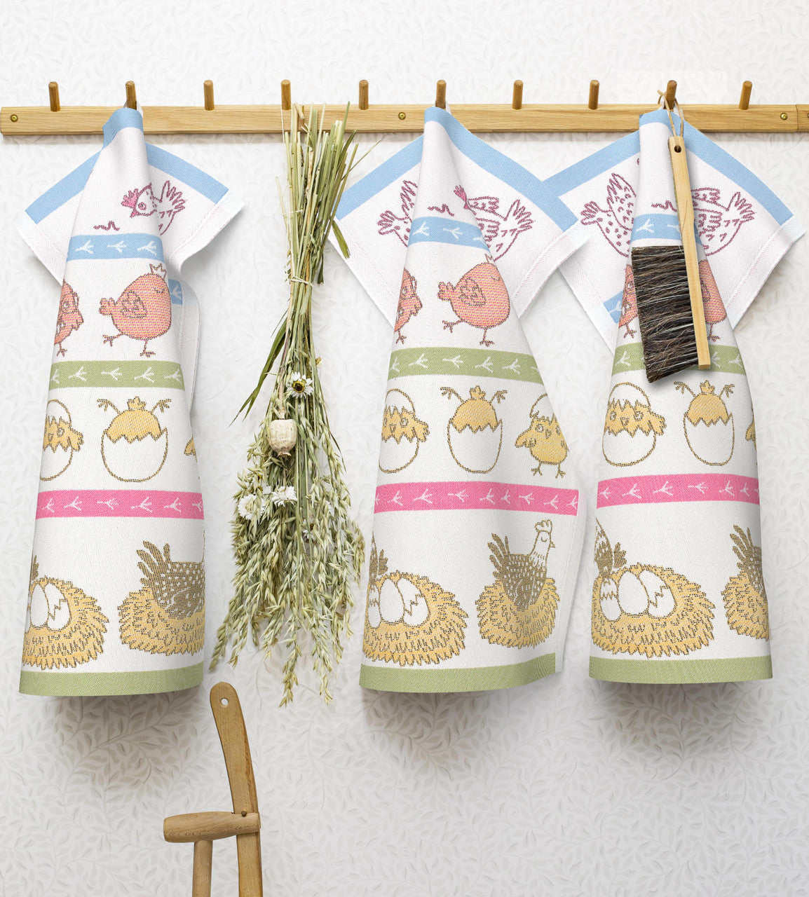 Ekelund Towel Chicken Family 35x50