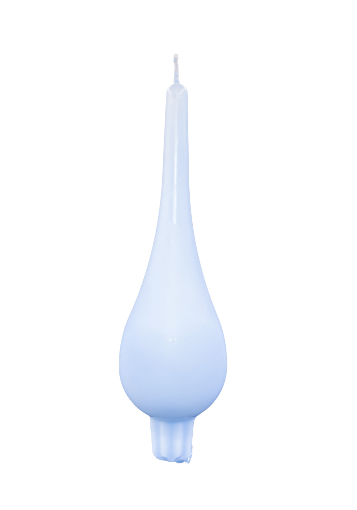 Drop Candle Large Light Blue