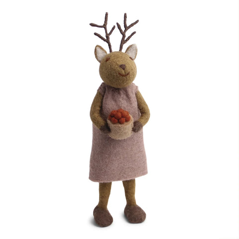 Gry & Sif Reindeer with Berries Large
