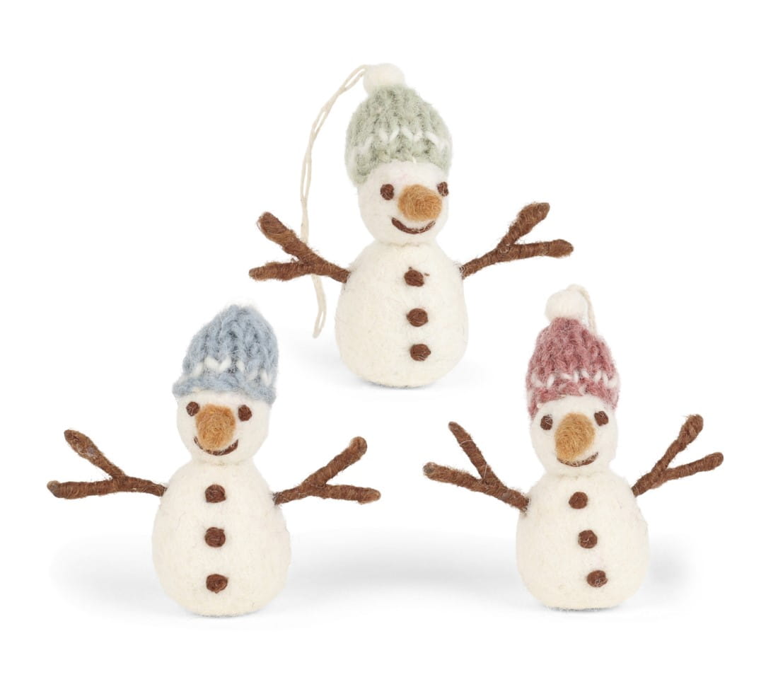 Gry & Sif Snowman Colorful Hats