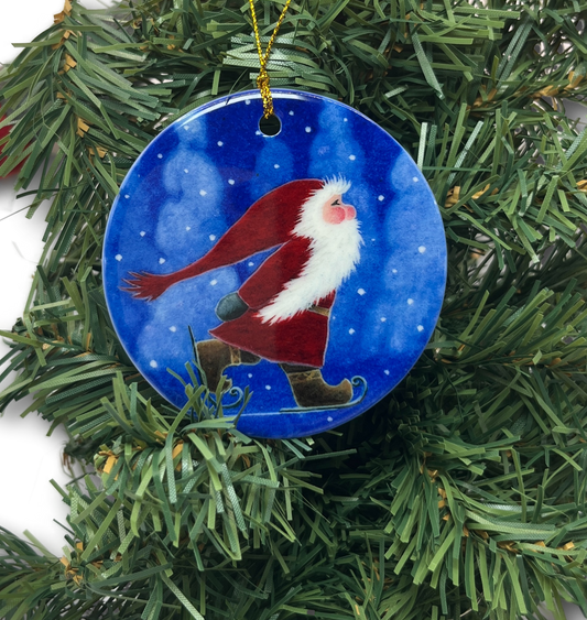 Ornament Eva Skating Gnome